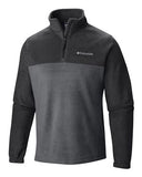 Columbia Steens Mountain Quarter Zip Fleece Custom Embroidered 162019 Black Grill